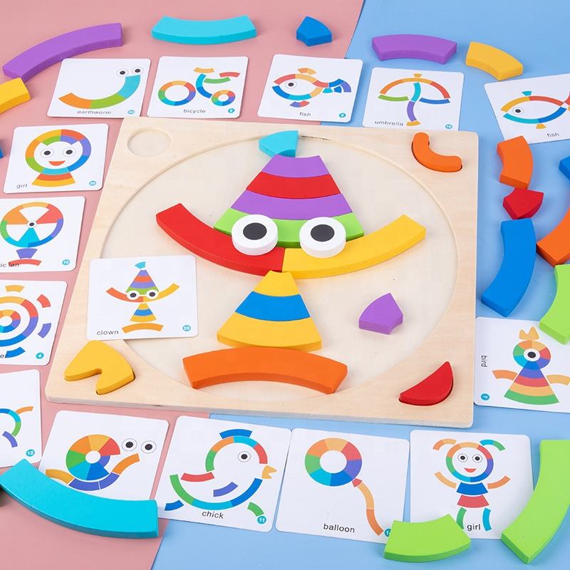 Wooden Rainbow Puzzle - Educational