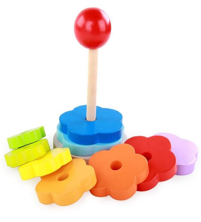 Wooden Rainbow Tower