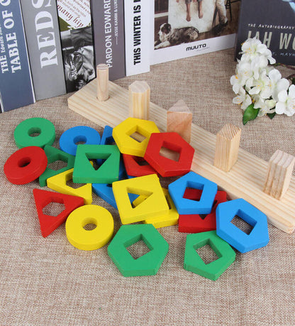 Wooden Sleeve Column Strike The Table