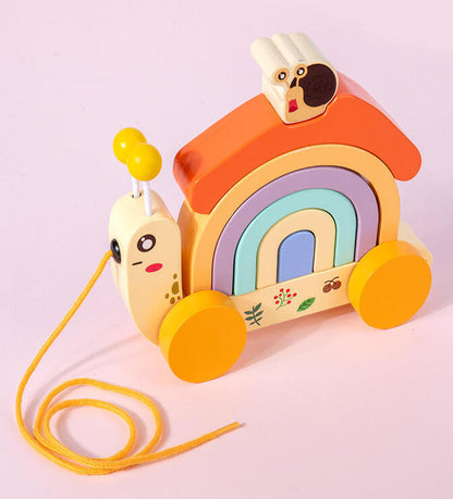 Wooden Snail Tractor