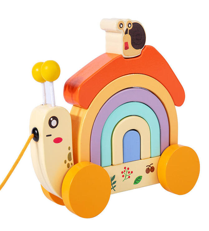 Wooden Snail Tractor
