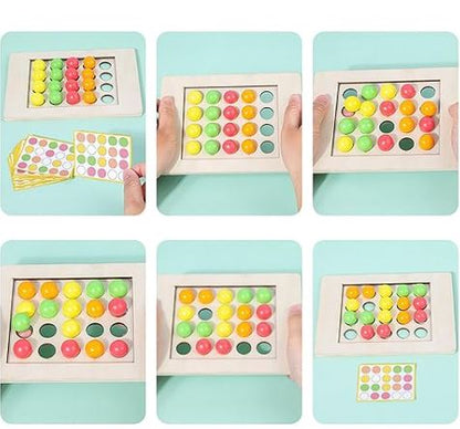 Wooden Fingertip Memory Game - Educational