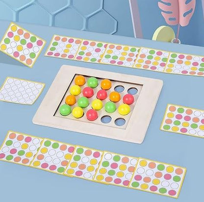 Wooden Fingertip Memory Game - Educational