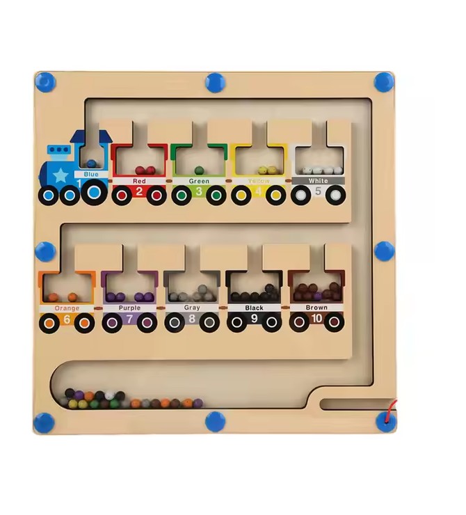 Wooden Laptop model Magnet