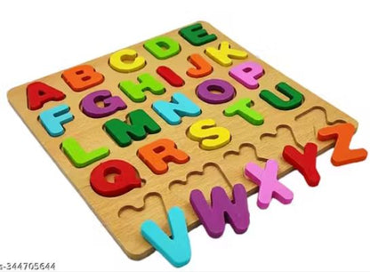 Wooden Abcd Puzzle Board - Educational