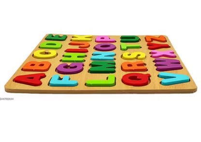 Wooden Abcd Puzzle Board - Educational