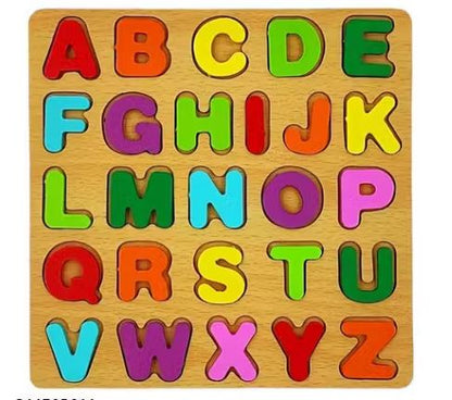 Wooden Abcd Puzzle Board - Educational