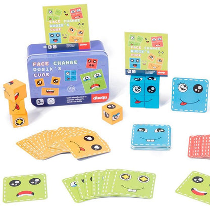 Face Change Cube Wth Card