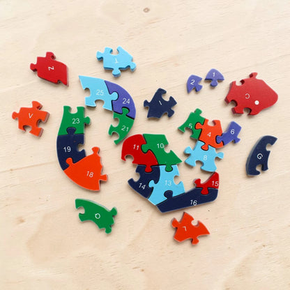 Wooden 3D Puzzle - Educational