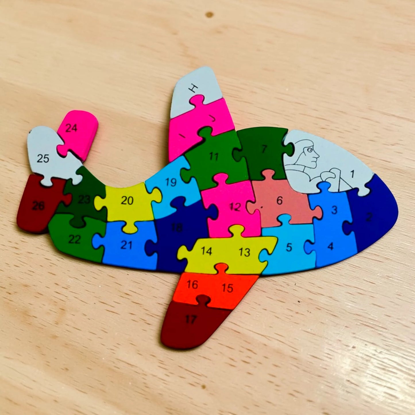 Wooden 3D Puzzle - Educational