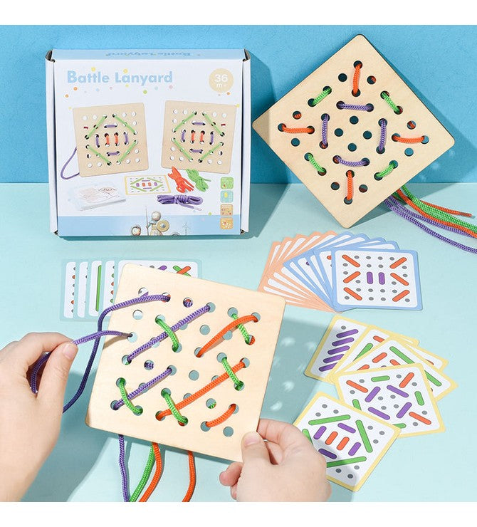 Kids Wooden Shape Color Sorting Clock
