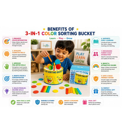 4 Piece Colour Sorting Puzzles