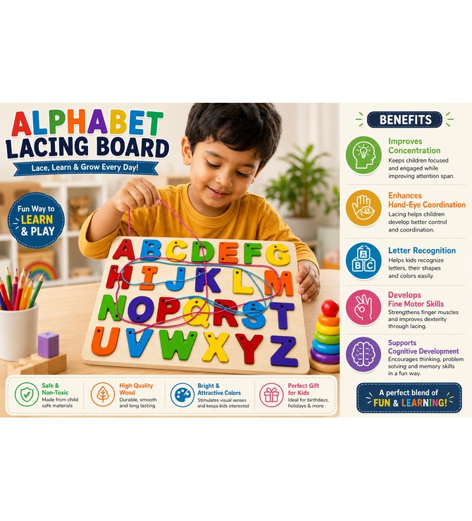 Alphabet Lacying Bead