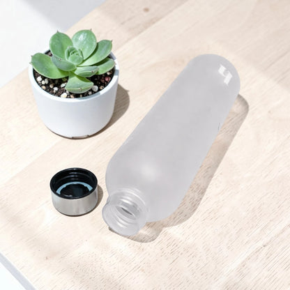 Transparent White Bottle 1L