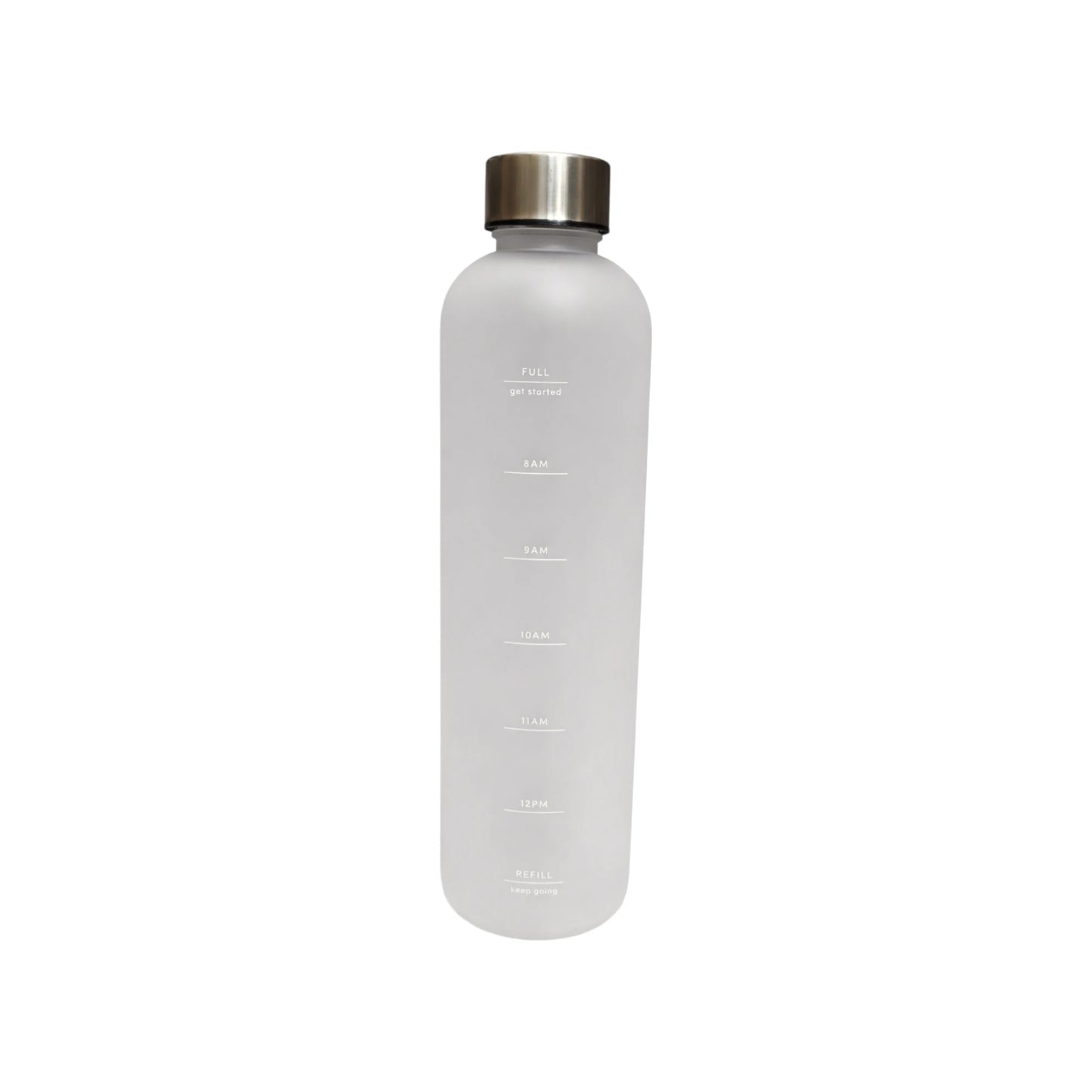 Transparent White Bottle 1L