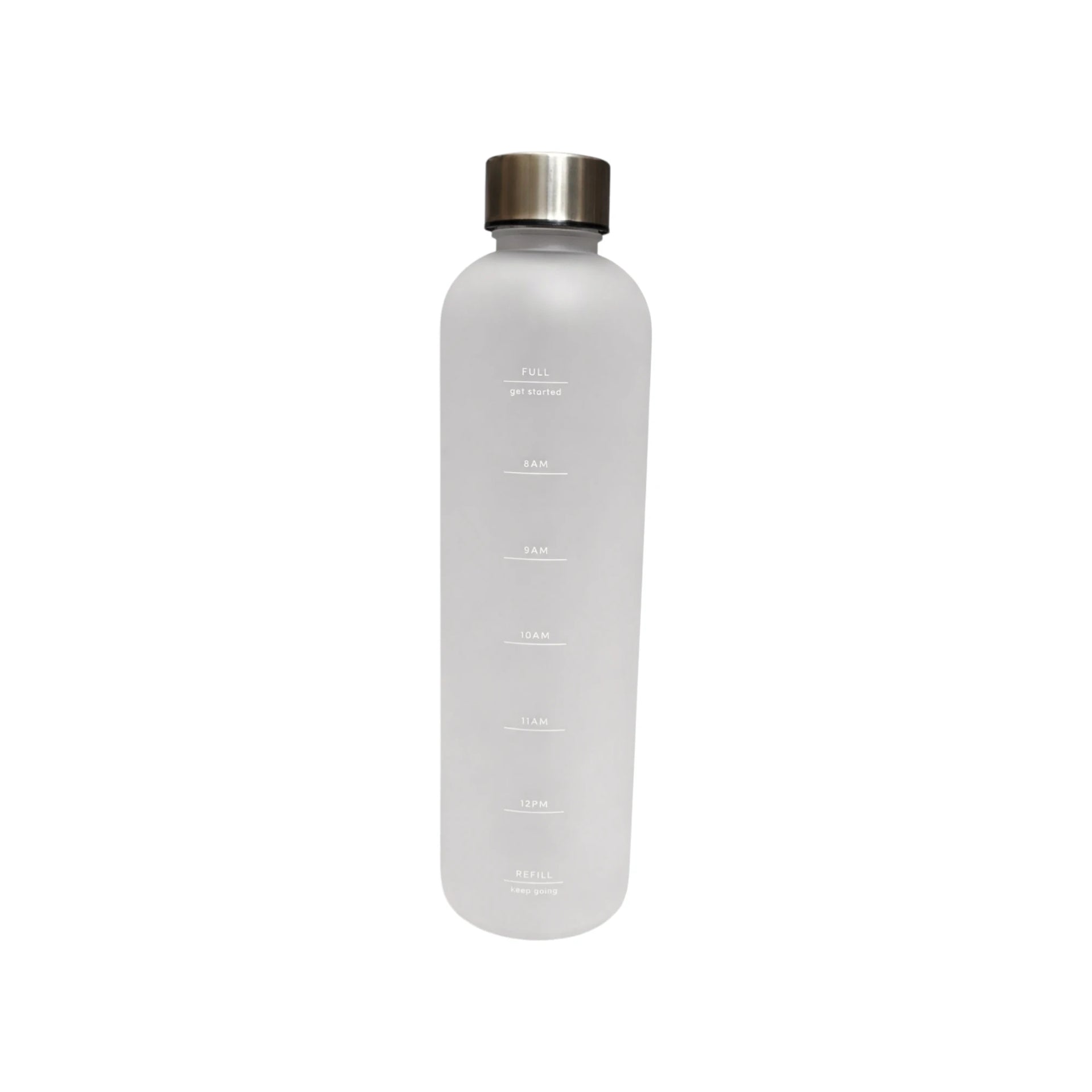 Transparent White Bottle 1L