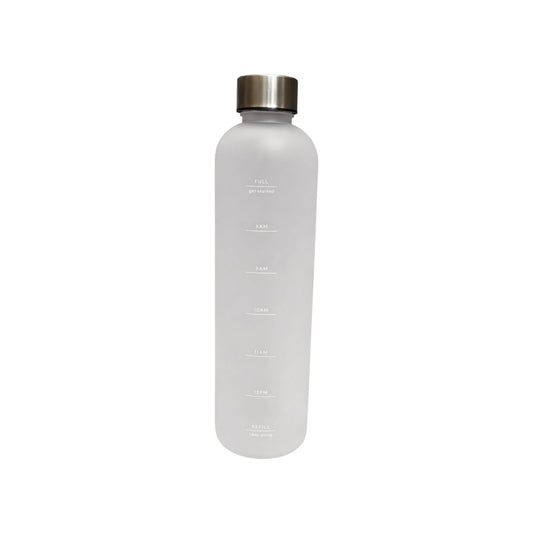 Transparent White Bottle 1L