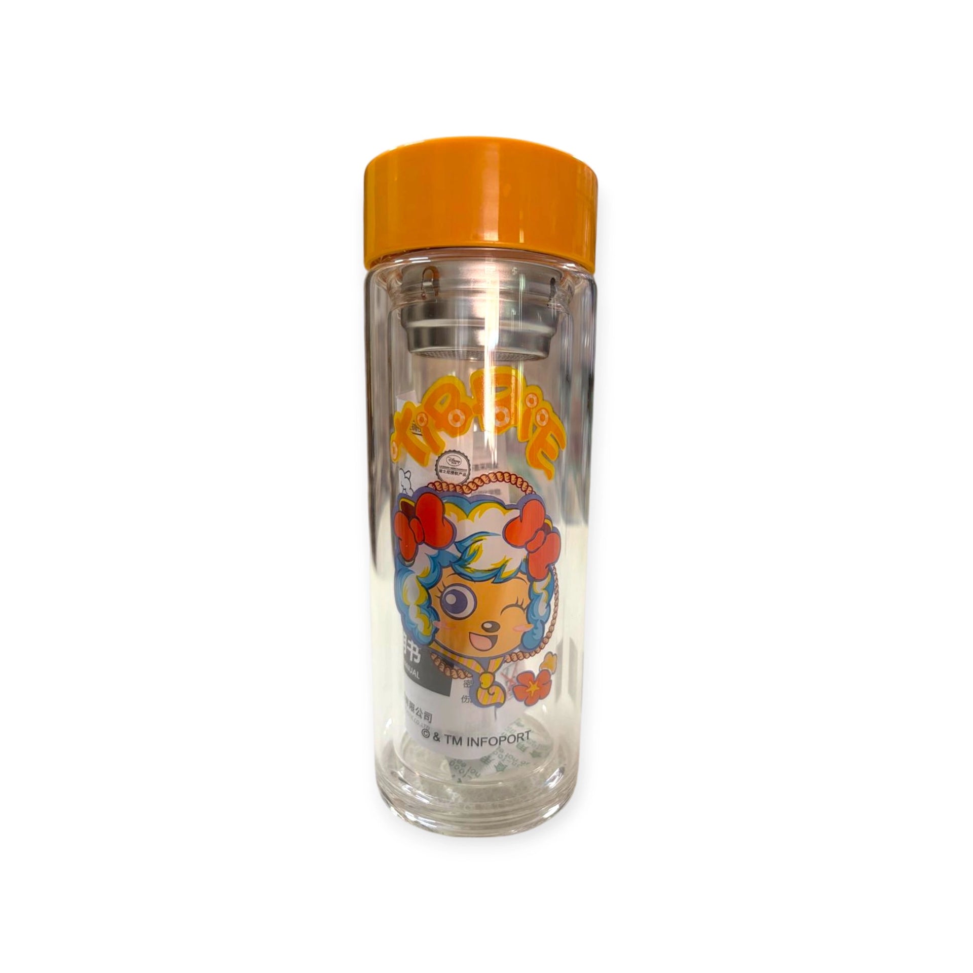 2 Layer Glass bottle with filter