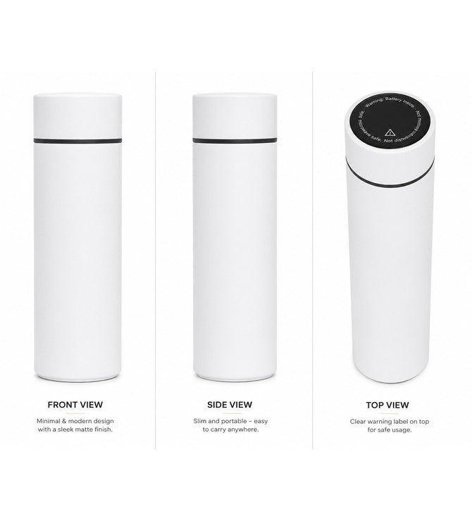 White transparent 1L bottle