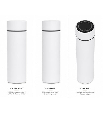 White transparent 1L bottle
