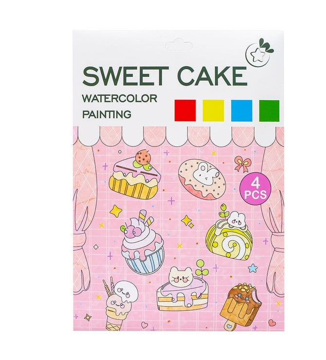 Paper Bag Coloring (Sweet Cake, Sea Animal. Etc)