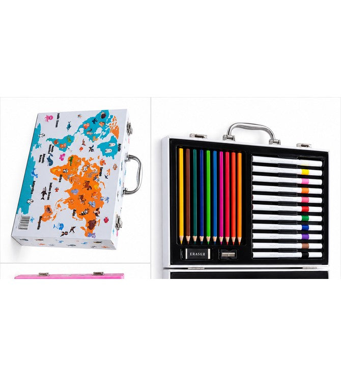 COLORING KIT 85PCS (INDIA MAP THEME)
