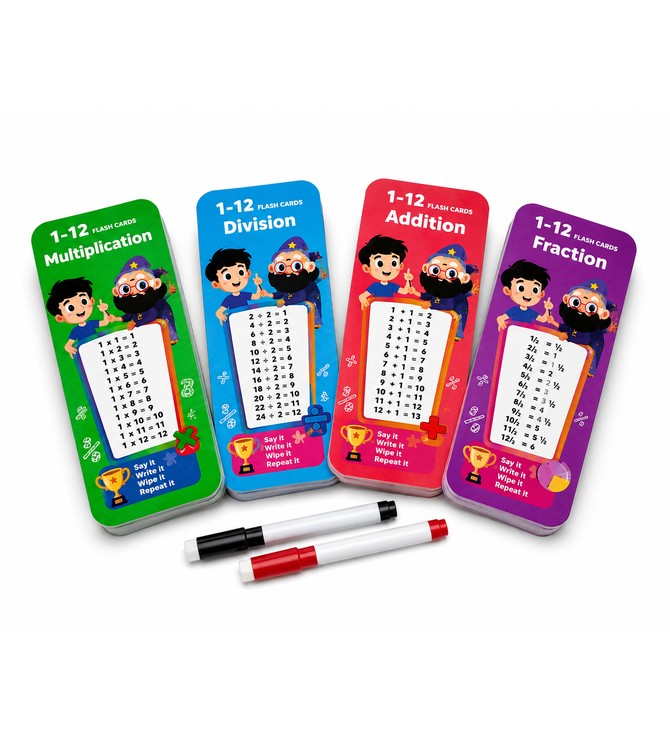 Addition flash cards