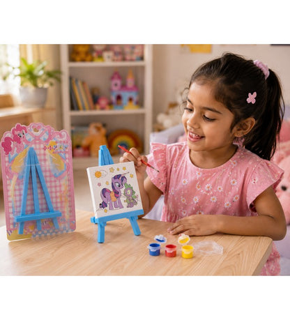 Small Painting kit with 3 colors (one brush art)
