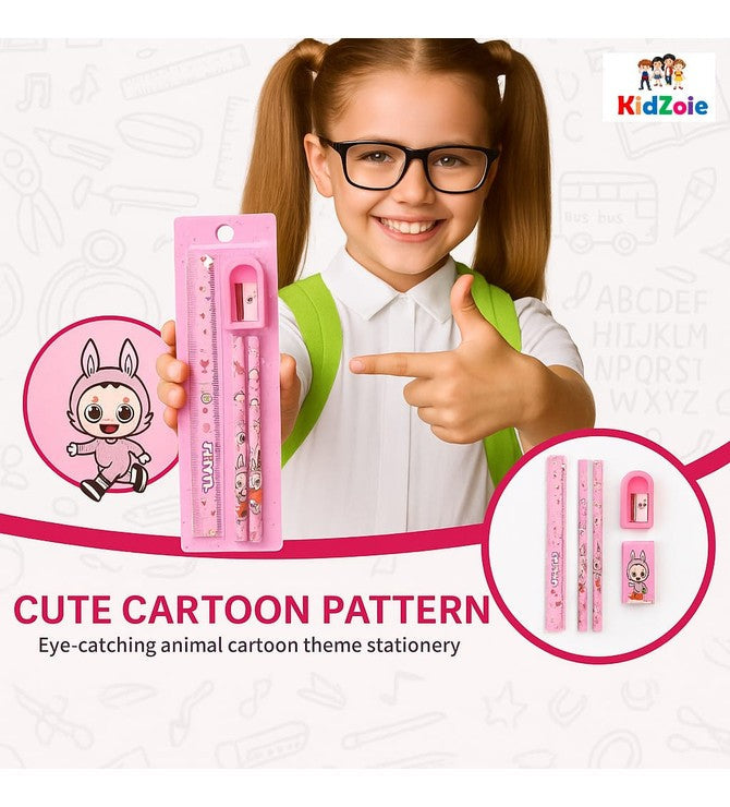 Cartoon theme stationary set