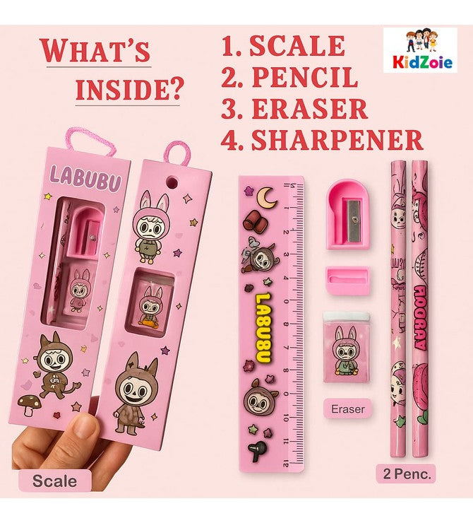 Cartoon theme stationary set