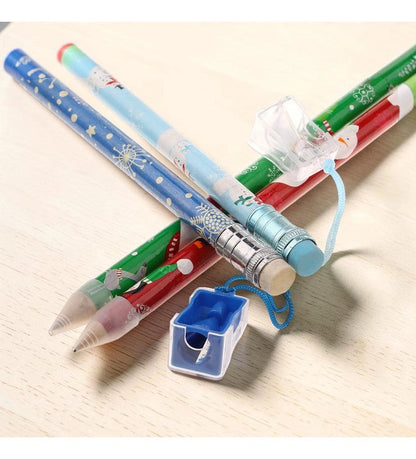 Wooden jumbo pencils (with sharpener)