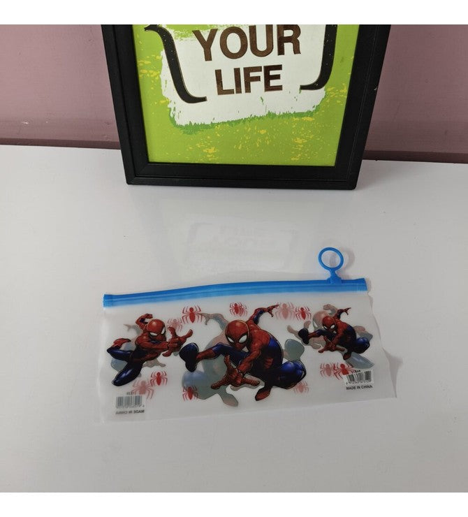 3D pouch transparent (spiderman)
