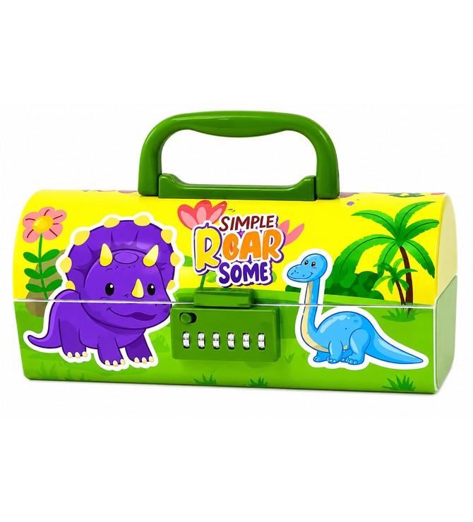 Pencil case with Multiple compartment (code lock)