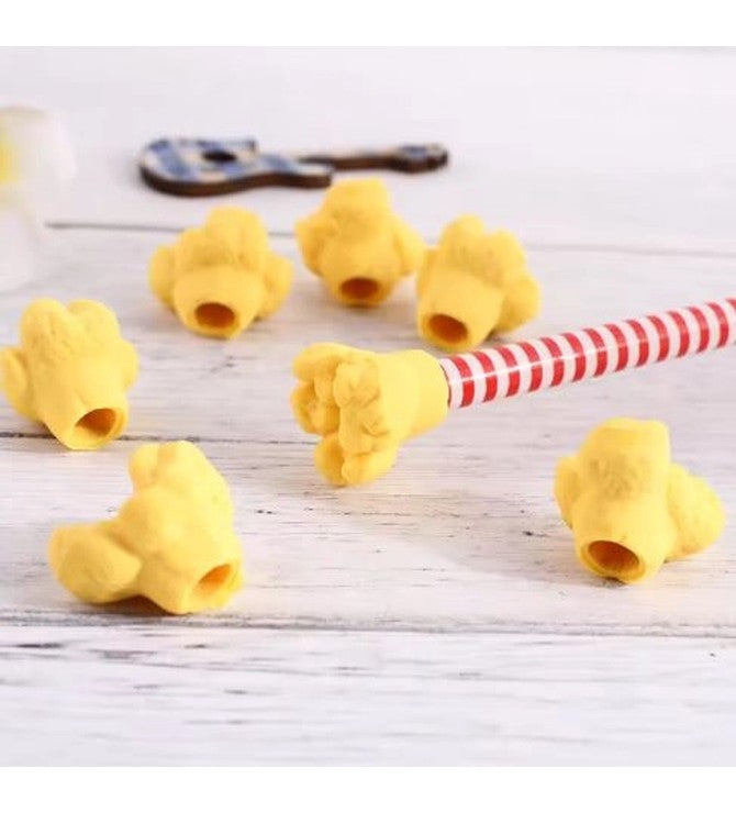 Grip cap erasers (popcorn)