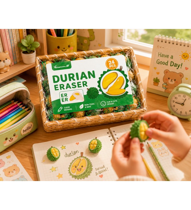 Creative vegetables eraser(Durian Eraser)