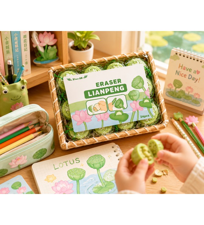 MULTY SHAPES ERASER (Flower Shape)