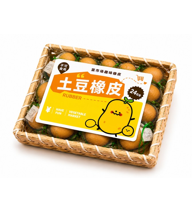 MULTY SHAPES ERASER (Potato Shape)