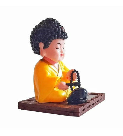 Buddha showpiece with Prayer Beads
