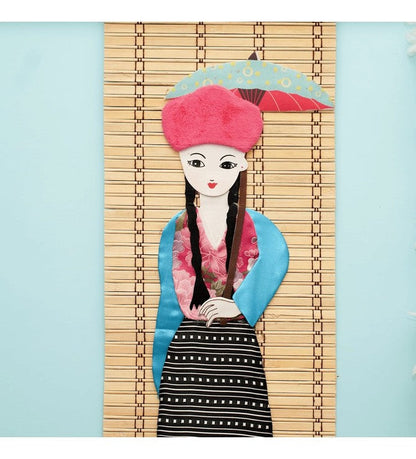LADY PIC WALL HANGING CRAFT