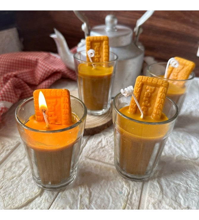 CHAI PARLE-G CANDLE