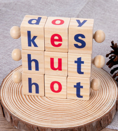 Wooden Spelling Game - Educational