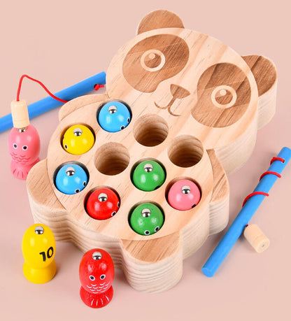 Wooden Fishing Game - Educational