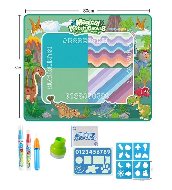 Dino Theme Water Magic Mat