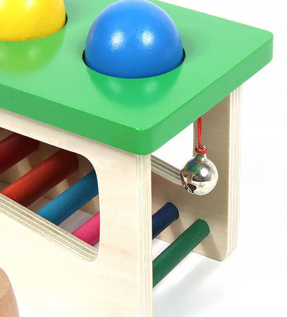 Wooden 3 Ball Hammer Slidng