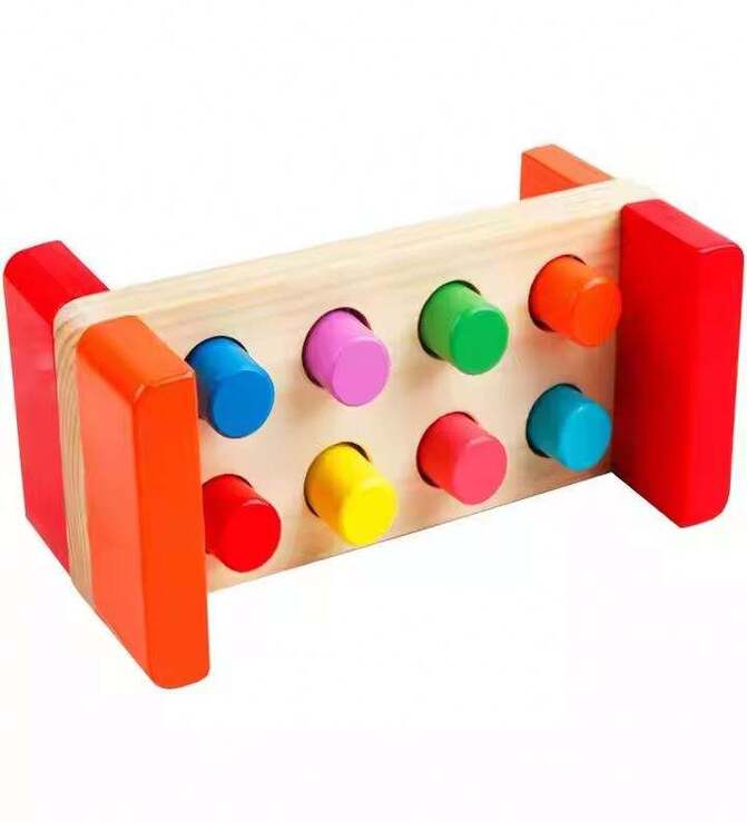 Wooden Hammer Toy Toddler Bench