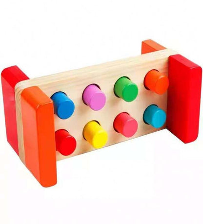 Wooden Hammer Toy Toddler Bench
