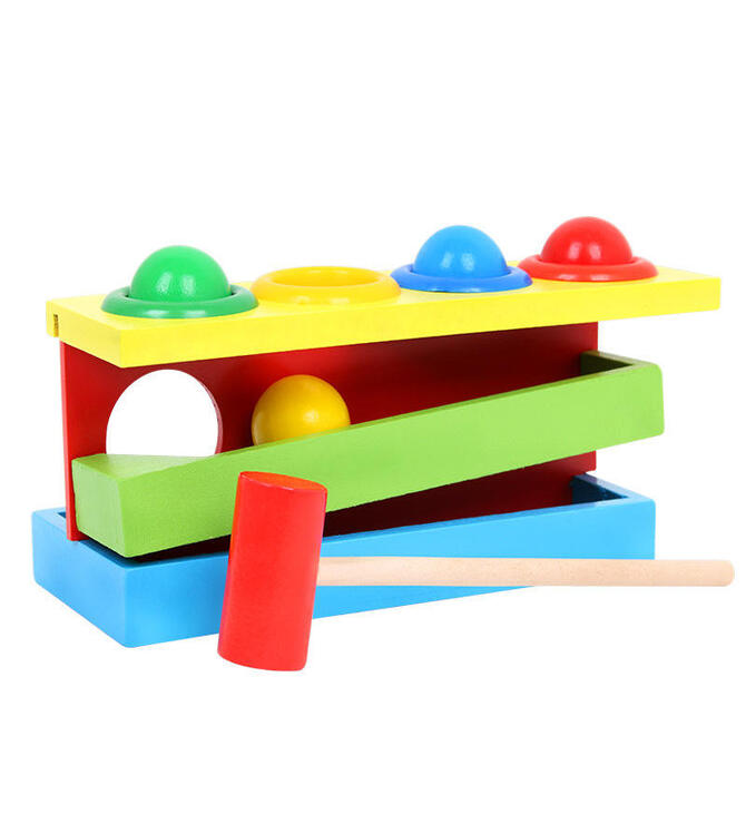 Wooden Hammercircle Ball Knock