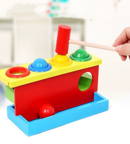 Wooden Hammercircle Ball Knock