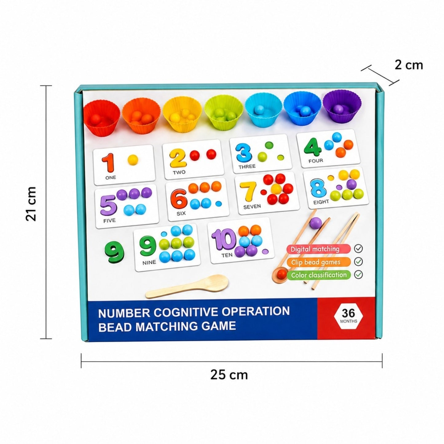 Number Cognitive Operation Bead Matching Game