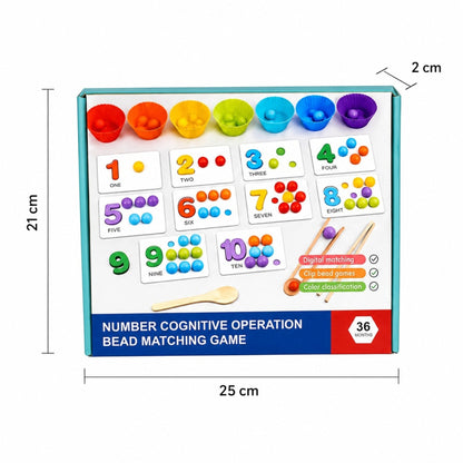 Number Cognitive Operation Bead Matching Game